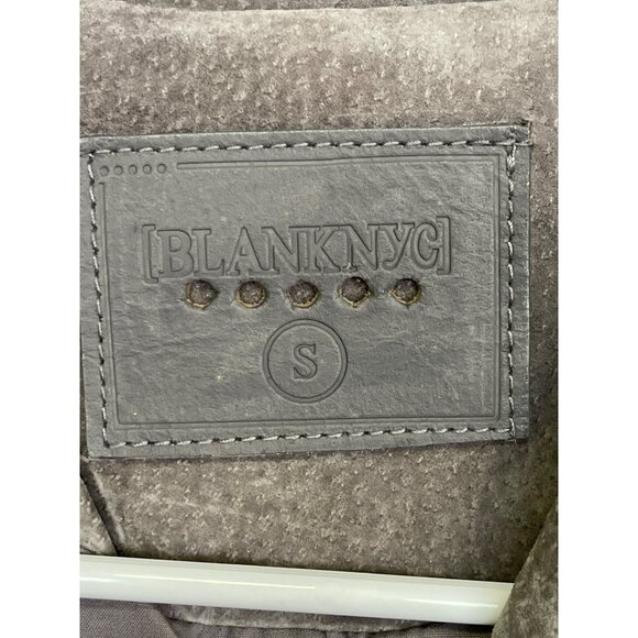 Blank NYC Suede Gray Moto Jacket Size Small NWT - Picture 3 of 5